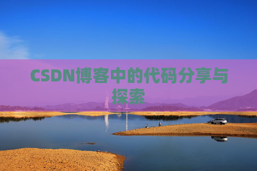 CSDN博客中的代码分享与探索
