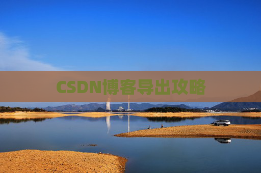 CSDN博客导出攻略